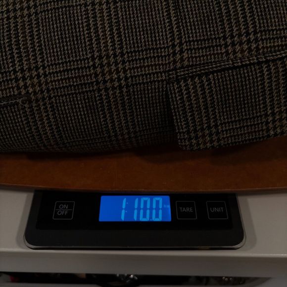 RBM Collection 100% Lambswool Brown 42R Blazer Jacket 2 Button Vented - Picture 14 of 14